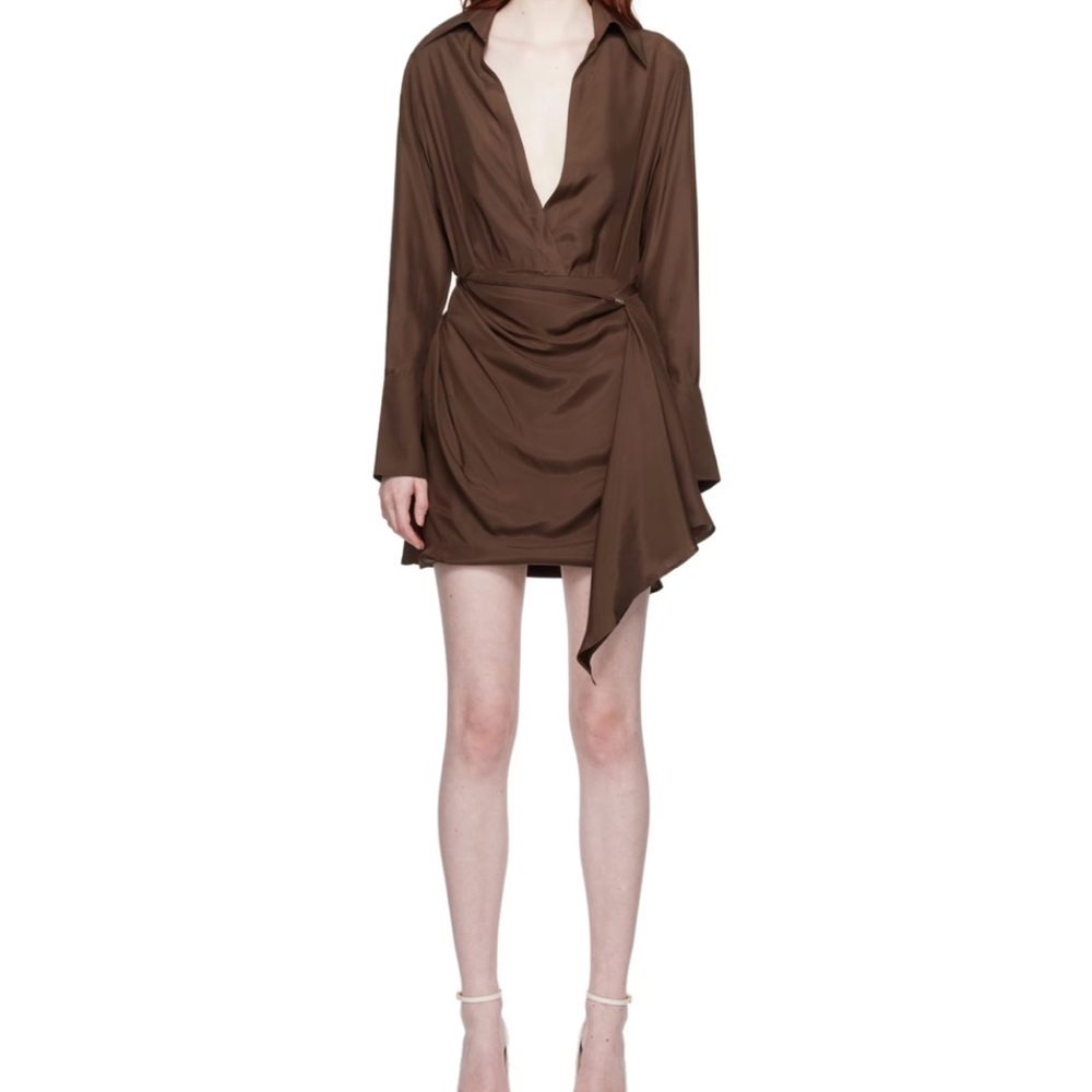 Gauge81 Brown Mini Dress